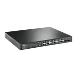 TP-Link JetStream TL-SG3428MP hallatav L2+ Gigabit Ethernet (10/100/1000) v&otilde;rgukommutaator, mis toetab PoE-d, 1U, must