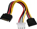 AKYGA adapter SATA M / SATA F + MOLEX AK-CA-32