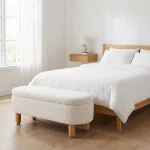 Tumba, Hanah Home, valge, 120 x 44 x 35