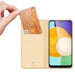 "Skin Pro Book Case Galaxy A03s" Gold
