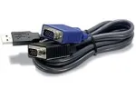 Trendnet TK-CU15 KVM-kaabel, must, 4,5 m