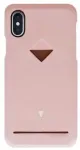 "Card Slot Back Case iPhone X/XS" Pink