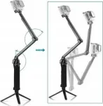 Three Arm Grip Monopod for GoPro / Sjcam / Xiaomi