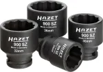 Hazet socket wrench set 905, 1/2, 30 pieces, tool set (blue, with reve