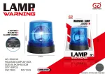 Cockerel Vehicle Lamp Blue