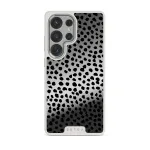 Almond Latte - Cute Samsung Galaxy S25 Ultra Case, Elite Mirror Light (Magnetic) / Silver