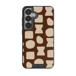 Terracotta - Samsung Galaxy S25 Plus Case, Elite Dark (Magnetic) / Silver