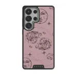 Capricorn - Samsung Galaxy S25 Ultra Case, Elite Dark (Magnetic) / Silver / Pink