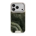 Misty Forest - Green Marble iPhone 17 Pro Case, Elite Light (MagSafe) / Silver