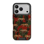 Morning Commute - Designer iPhone 17 Pro Case, Elite Dark (MagSafe) / Silver