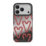 Candy Lane - iPhone 17 Pro Case, Elite Mirror Dark (MagSafe) / Silver