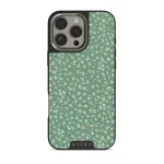 Lush Meadows - Floral iPhone 16 Pro Max Case, Elite Dark (MagSafe) / Silver