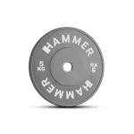 Raskusketas HAMMER Bumper Plate, Grey, 50mm, 5 kg