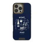 Wine & Dine - iPhone 16 Pro Max Case, Elite Dark (MagSafe) / Gold