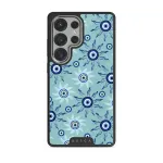 Blue Gaze - Samsung Galaxy S25 Ultra Case, Elite Dark (Magnetic) / Silver