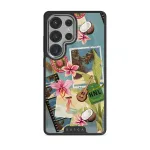 Honolulu - Samsung Galaxy S25 Ultra Case, Elite Dark (Magnetic) / Silver
