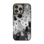 Spooky - iPhone 16 Pro Max Case, Elite Mirror Dark (MagSafe) / Gold