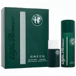 "Alfa Romeo Green" kinkekomplekt EDT 15 ml ja kehasprei 150 ml, 15 ml