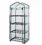 Kasvuhoone 69x49x160 cm Neo Tools PVC-kile, metallkonstruktsioon