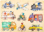 City Vehicles Puzzle