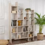 Raamaturiiul, Hanah Home, Manco, Travertiin, 122 x 188 x 25,5
