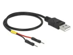 "Delock USB toitejuhe, t&uuml;&uuml;p A 2 x pistikutele, 30 cm"