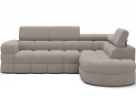 The Carmenn corner sofa is a modern and functional sofa for the living room, combining an impressive modular form with high everyday comfort. With dimensions of 256x220x75-102 cm, this model works perfectly in a spacious relaxation area, offering a c ...