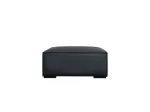 Genuine Leather Pouf, "Turin", 1 Seat, 100x100x39 Made in Europe