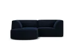Velvet Modular Left Corner Sofa, "Siena", 3 Seats, 186x180x69 Made in Europe