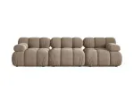 Velvet Modular Sofa, "Bellis", 3 Seats, 282x94x70 Made in Europe