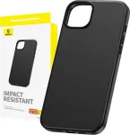 "Fauxther Series Case iPhone 15 Pro Max" Black