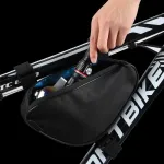 11BK Double Fix Waterproof Bicycle Front Frame Bag 1.5L