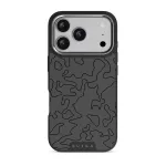 Black Rock - iPhone 17 Pro Case, Elite Dark (MagSafe) / Silver