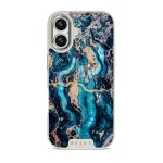 Mystic River - Blue Marble iPhone 17 Case, Elite Light (MagSafe) / Silver