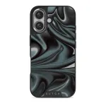Lightning Strike - iPhone 16 Plus Case, Elite Dark (MagSafe) / Silver