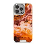 Pumpkin Spice - Orange iPhone 16 Pro Case, Elite Light (MagSafe) / Silver