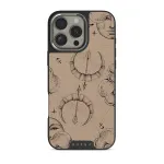 Sagittarius - iPhone 16 Pro Case, Elite Dark (MagSafe) / Silver / Beige