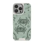 Cancer - iPhone 16 Pro Case, Elite Light (MagSafe) / Silver / Turquoise