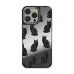 Salem - iPhone 16 Pro Max Case, Elite Mirror Dark (MagSafe) / Silver