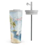 Escape - Travel Mug, 700 ml / Flap & Straw Set
