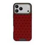 Red Velvet - iPhone 17 Pro Max Case, Elite Dark (MagSafe) / Gold