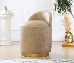 Pouf Hanah Home Luton, kaamel, 50 x 45 x 70