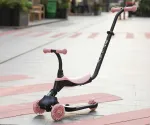 &bdquo;Qplay&ldquo; t&otilde;ukeratas &bdquo;Sema Evo 3-in-1&ldquo;, korallroosa v&auml;rvi