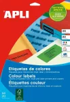 Etiketid Apli 1598 105x37mm roheline A4/20L