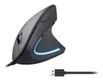 "Equip Ergonoomiline hiir USB-A &uuml;hendusega, 1,80 m, parempoolne, must"