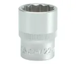12-poldiline mutriv&otilde;ti, CrV, 1/2" (22 mm)