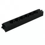 &bdquo;Bachmann&ldquo; 6-pesaline pistikupesa riba &bdquo;STEP BASE&ldquo;, must