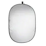 Fotograafia reflektor &ndash; 7-in-1 ovaalne, 90x120 cm, valge, h&otilde;bedane, kuldne, roheline, sinine