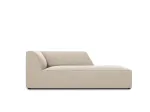 Velvet Chaise Longue Right, "Siena", 1 Seat, 93x181x69 Made in Europe