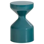 FLOYD SIDE TABLE METAL PETROL BLUE